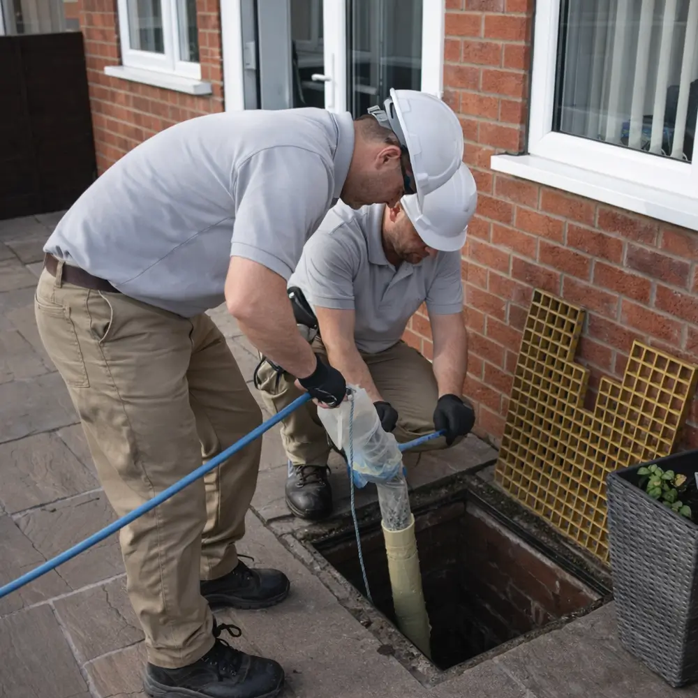 Blocked drain repair service in Leatherhead